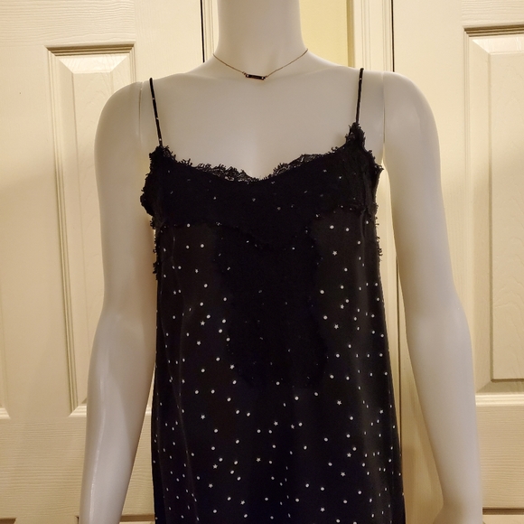 Strut and Bolt Polkadot Dress Black Sz Small - Picture 2 of 8